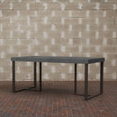 Tavolo 180x90x76 cm Apollo Fix Cemento