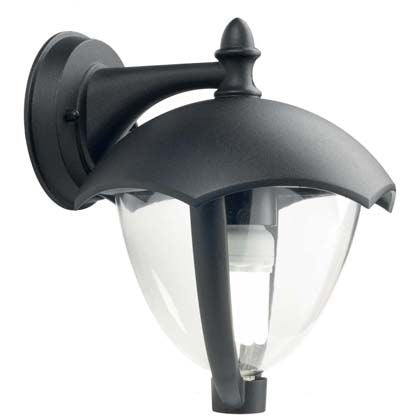Lampada Applique in Basso Colore Nero per Esterno Linea Short Sovil sconto