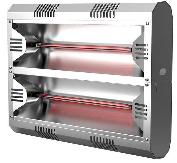 sconto Stufa Elettrica ad Infrarossi da Parete o Soffitto 37,5x49,6x31,3 cm 4000W Moel Hathor 79204