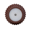 Lampada  da Tavolo Ø12,5x36 cm in Metallo Artika Marrone