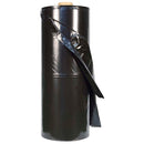 Telo Pacciamatura da Giardino in PE 1,5x10m Rama Nero