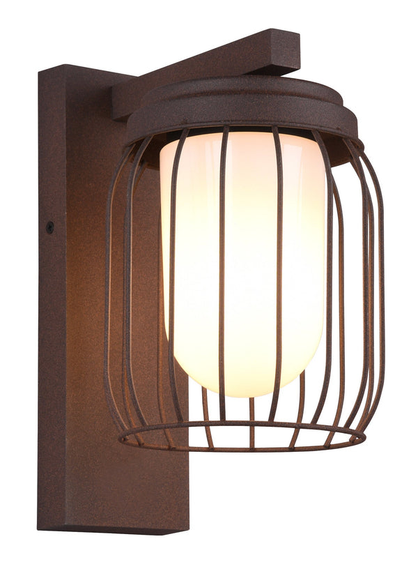 Applique da Esterno Attacco E27 in Alluminio Pressofuso Ruggine prezzo