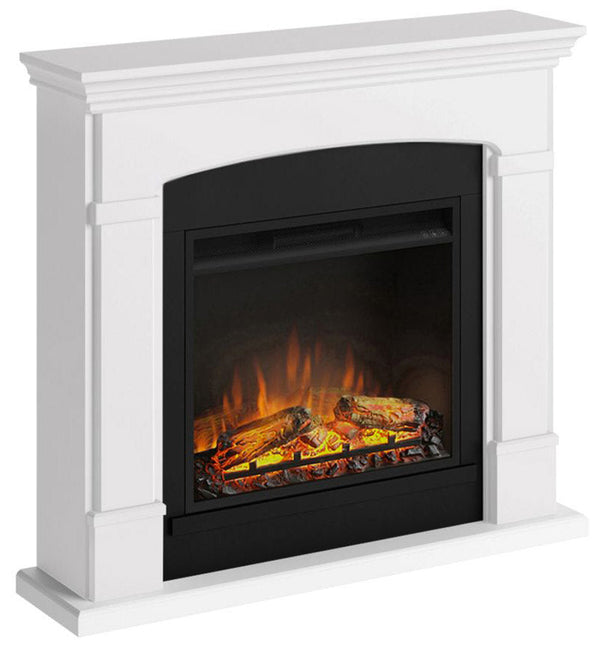 Camino Elettrico da Pavimento Effetto Fiamma 1500W Tagu Helmi Bianco online