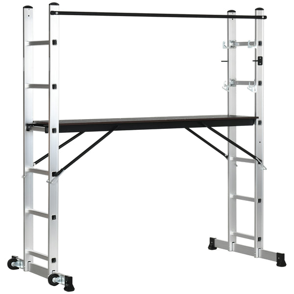 Trabattello Scala 3 in 1 ad Altezza Regolabile Max 150 Kg in Lega di Alluminio prezzo