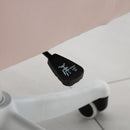 Sedia Operativa da Ufficio Massaggiante a 2 Punti con Cuscino e Braccioli 57x70x78-86 cm Rosa 