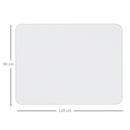 Tappetino per Sedia Ufficio Salvapavimento 90x120 cm in Plastica Trasparente