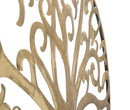Pannello Albero della Vita Oro Glam Ø70x1,8 cm in Ferro Oro