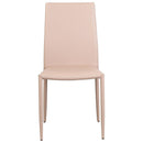 Set 6 Sedie 90x46x44 cm in Similpelle da Interno Tortora