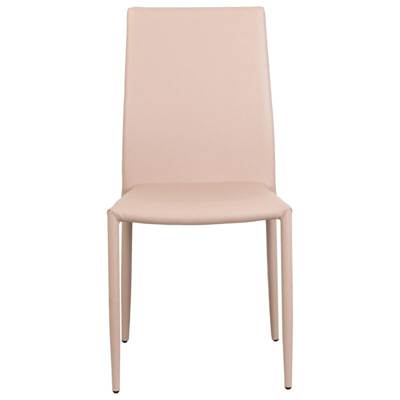 Set 6 Sedie 90x46x44 cm in Similpelle da Interno Tortora