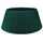 Copri base albero tessuto verde e argento tondo cm Ø56xh25