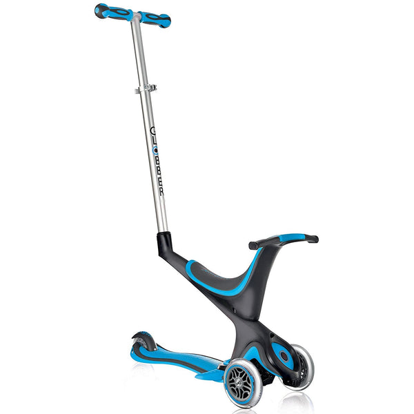 acquista Monopattino Passeggino Triciclo a 3 ruote Evo 5 in 1 Globber Azzurro