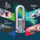 Purificatore d'Aria 25,5x25,5x70 cm Kooper Respiro 365