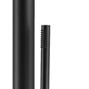 Doccia da Giardino 230x25x54,5 cm con Doccetta Sined Pula Nero satinato