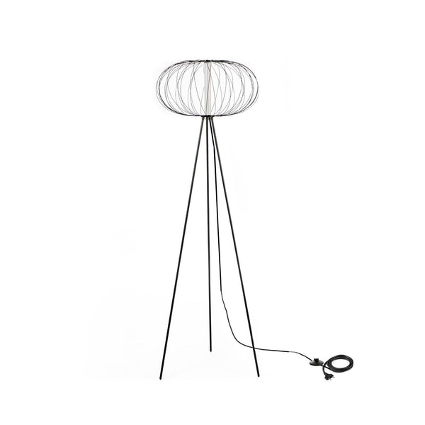 Lampada da Terra a LED 50x50xH150 cm in Acciaio e Metallo Mizar Nero prezzo