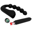Vibratore Anale 10 Velocità in Silicone Forlove Xena Nero