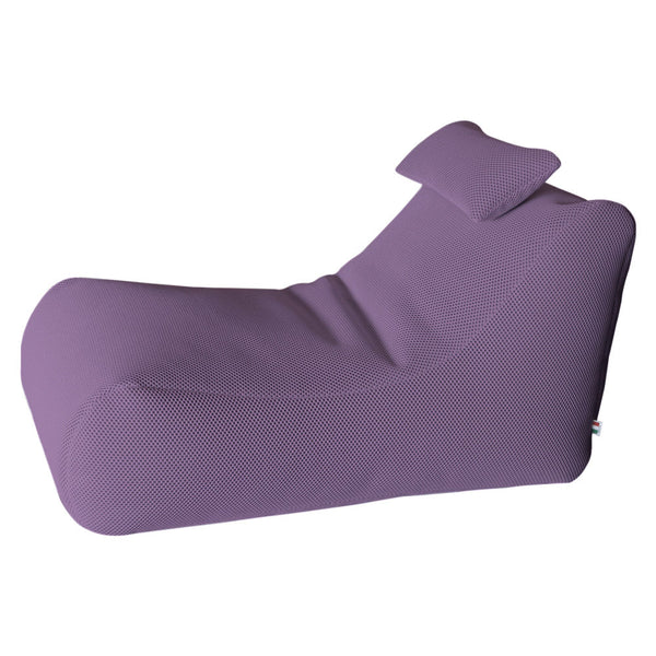 online Lettino Chaise Lounge 120x70x65 cm con Cuscino in Poliestere Armonia Lavanda
