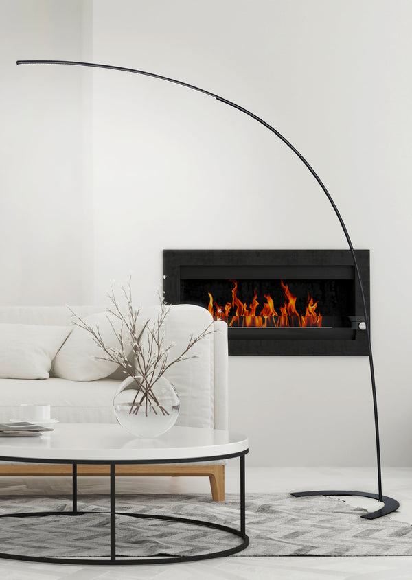 prezzo Piantana da Interno a LED in Metallo Nero