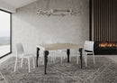 Tavolo Allungabile 140-244x90x77 cm Paxon Premium Cashmere Telaio Antracite 