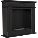 Camino a Bioetanolo da Pavimento 95x28x87 cm Flig San Jose Light Nero