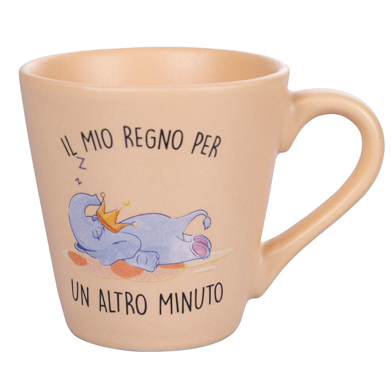 Set 6 Tazzine da Caffè Ø6,3x6,4 cm in New Bone China VdE Tivoli 1996 Lazy world