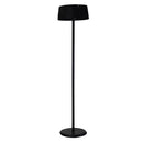 Stufa Elettrica ad Infrarossi da Esterno Ø50xh205 cm 1500W in Alluminio e Acciaio Nero