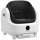Lettiera per Gatti Autopulente con Design Aperto 50x54x55 cm Sensori di Sicurezza e Deodorante in ABS e PP Bianco      