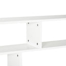 Libreria a Muro 4 Livelli 94x19,5x80 cm in Legno Bianco