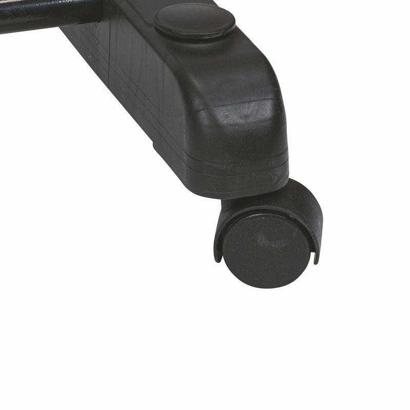 Stender Appendiabiti Singolo 88x43x170 cm in Metallo e Plastica Nero