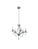 Lampadario da Interno  E14 in Metallo Cromo