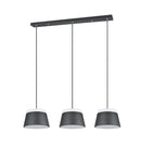 Lampada a Sospensione da Interno  E14 in Metallo Antracite