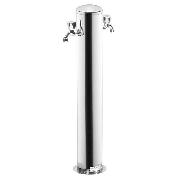 Doccetta Lavapiedi da Giardino con 2 Rubinetti ATI Docce LAV 2R Inox Anodizzato sconto