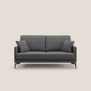 Divano 2 Posti 160x94x90 cm in Tessuto Grigio