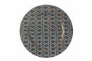 Set 6 Sottopiatti in Metallo Ø33 cm Villa d'Este Home Tivoli Geometric