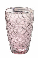 Set 6 Bicchieri Bibita in Vetro 380 ml Villa d'Este Home Tivoli Geometrie