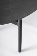Set 4 Pezzi Salotto da Giardino con Divano 2 Poltrone e Tavolino in Alluminio Corda Poliestere e Pietra Sinterizzata Miravet Antracite e Cachi