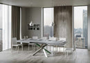 Tavolo Allungabile 140-244x90x77 cm Volantis Cemento Telaio 4A 