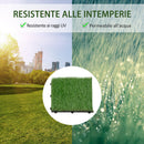 Pavimentazione da Esterno Incastrabile 10pz 30x30 cm Prato Sintetico 2 