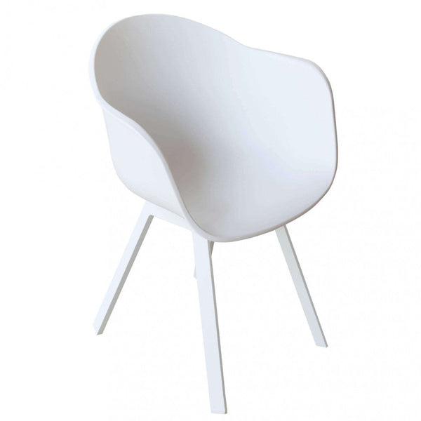 prezzo Poltrona Maui 63x55x79 h cm in Plastica Bianco