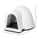 Cuccia per Cani Taglia Piccola 68,2x80x53 cm in Polipropilene Bianco