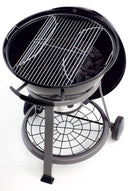 Barbecue a Carbone in Smalto Porcellanato Sochef Grande Pupo Nero