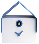 Orologio a Cucù da Parete e Tavolo 19,5x23x14 cm Pirondini Italia Dotto Bianco e Blu