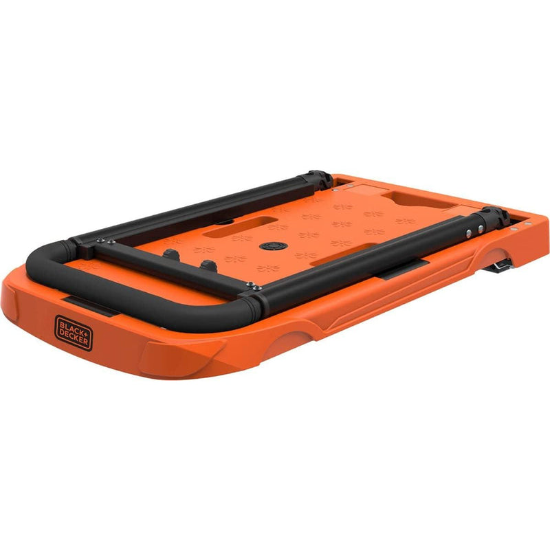 Carrello Piattaforma per Trasporto Portata 90kg Pieghevole con Manico Regolabile Black & Decker