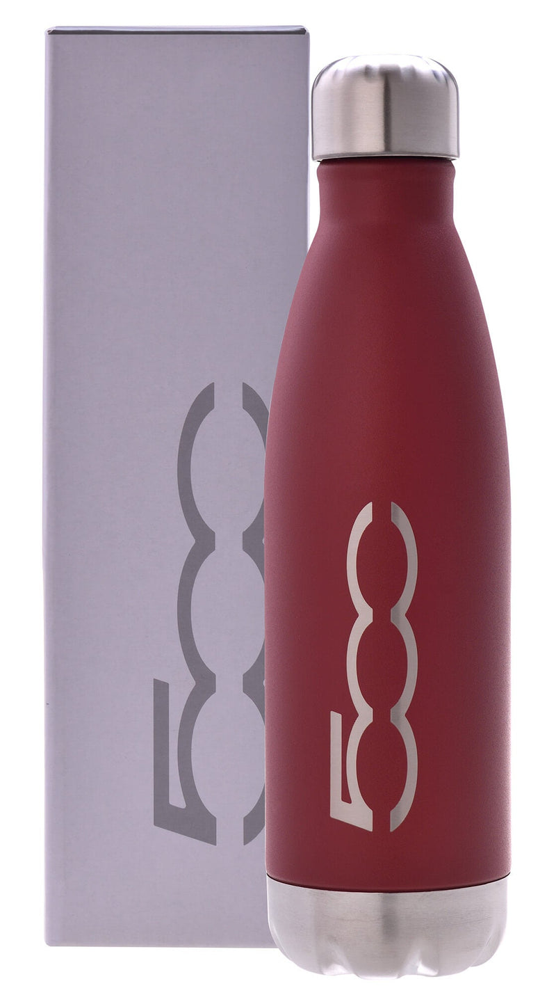 Borraccia Termica 500 ml con Coperchio in Acciaio Fiat Borgogna