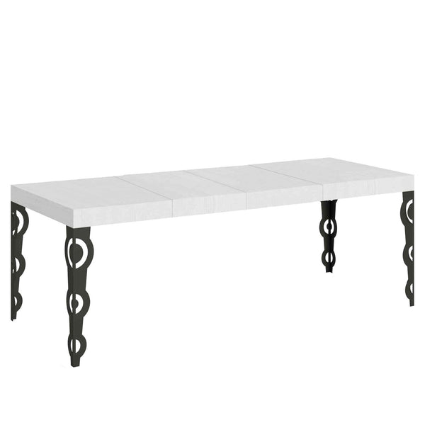 Tavolo Allungabile 180/284x90x77 cm Karamay Premium Bianco Frassino online