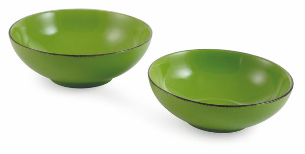 Set 2 Insalatiere in Gres Villa d'Este Home Tivoli Baita Glazed Verdi acquista