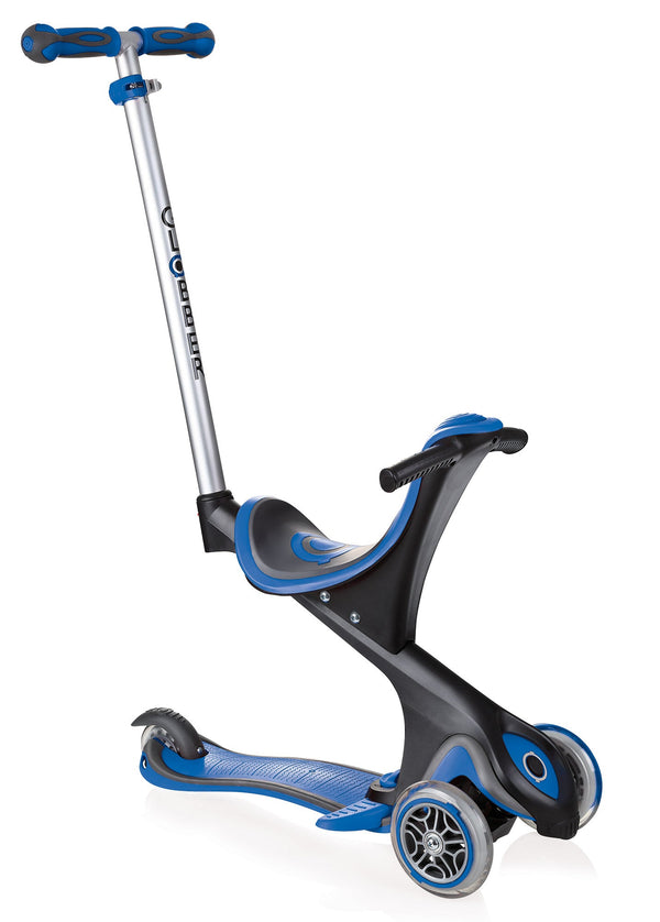 acquista Monopattino Passeggino Triciclo 3 Ruote 5 in 1 Globber Evo Comfort Blu