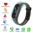Smartwatch Orologio Fitness con cardiofrequenzimetro Kooper  Nero