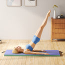 Tappeto Fitness Pieghevole 180x60x5 cm in Schiuma ad Alta Densità in Plastica ed EPE Verde e Viola  