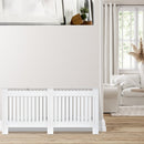 Copritermosifone in Legno MDF Bianco 172x19x81 cm 