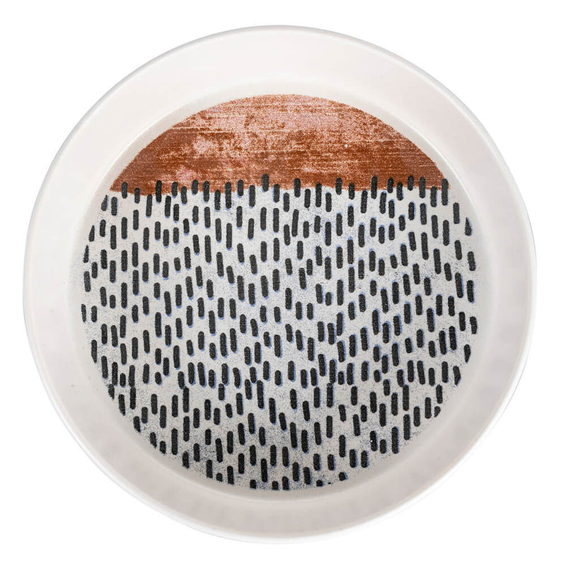 Set 4 Piatti Fondi Ø21x6 cm  in Ceramica VdE Tivoli 1996 Switch